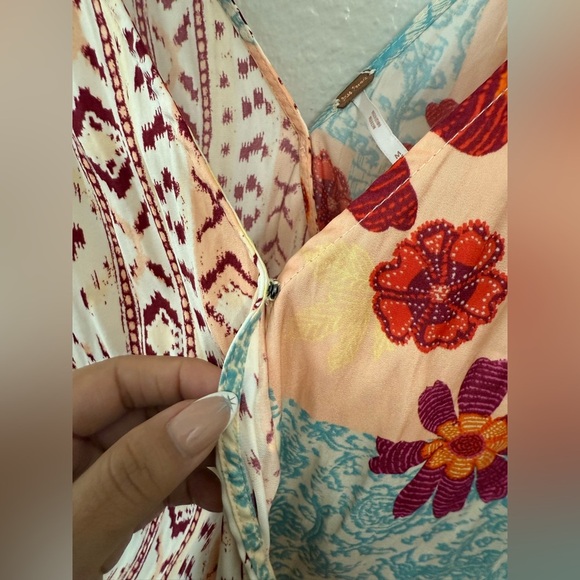 Free People Tied To You Tank In Tropical Combo - Picture 5 of 11